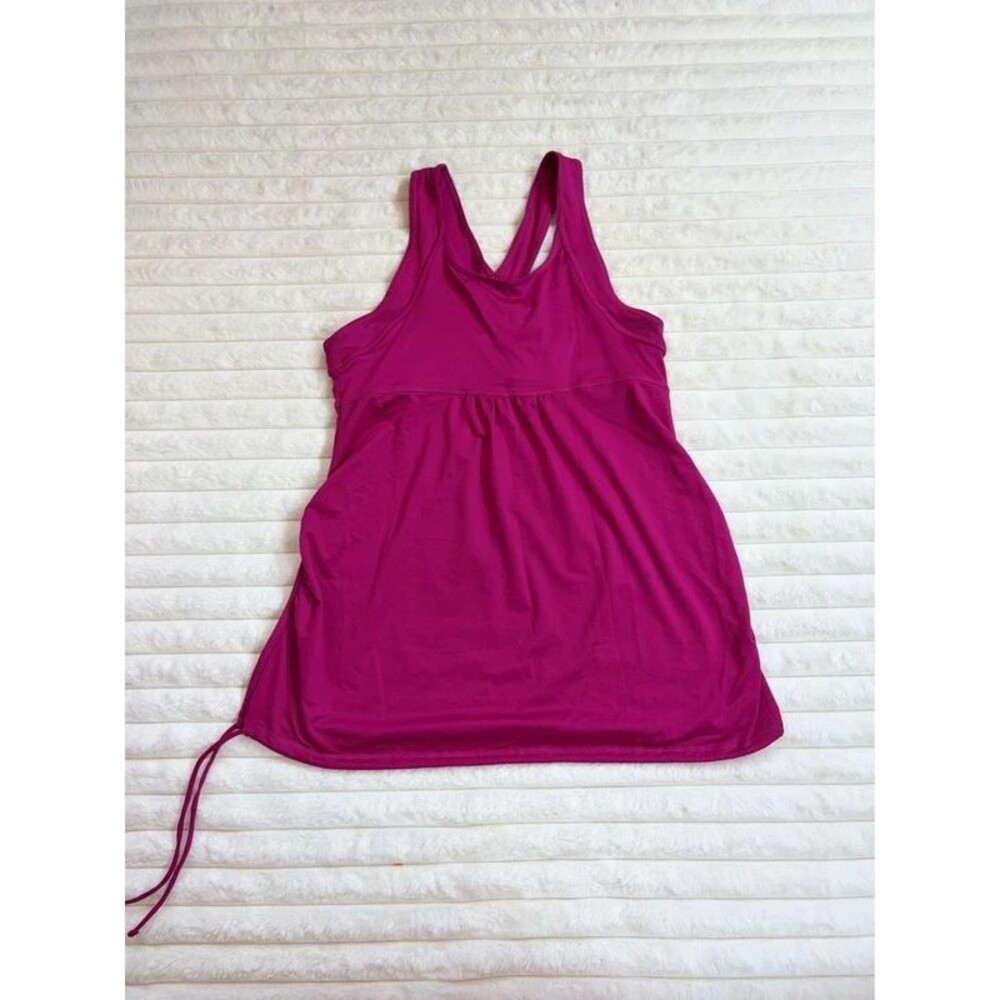 Champion Duo Dry Hot Pink Racerback Lightweight Tank Top Athletic Activewear L